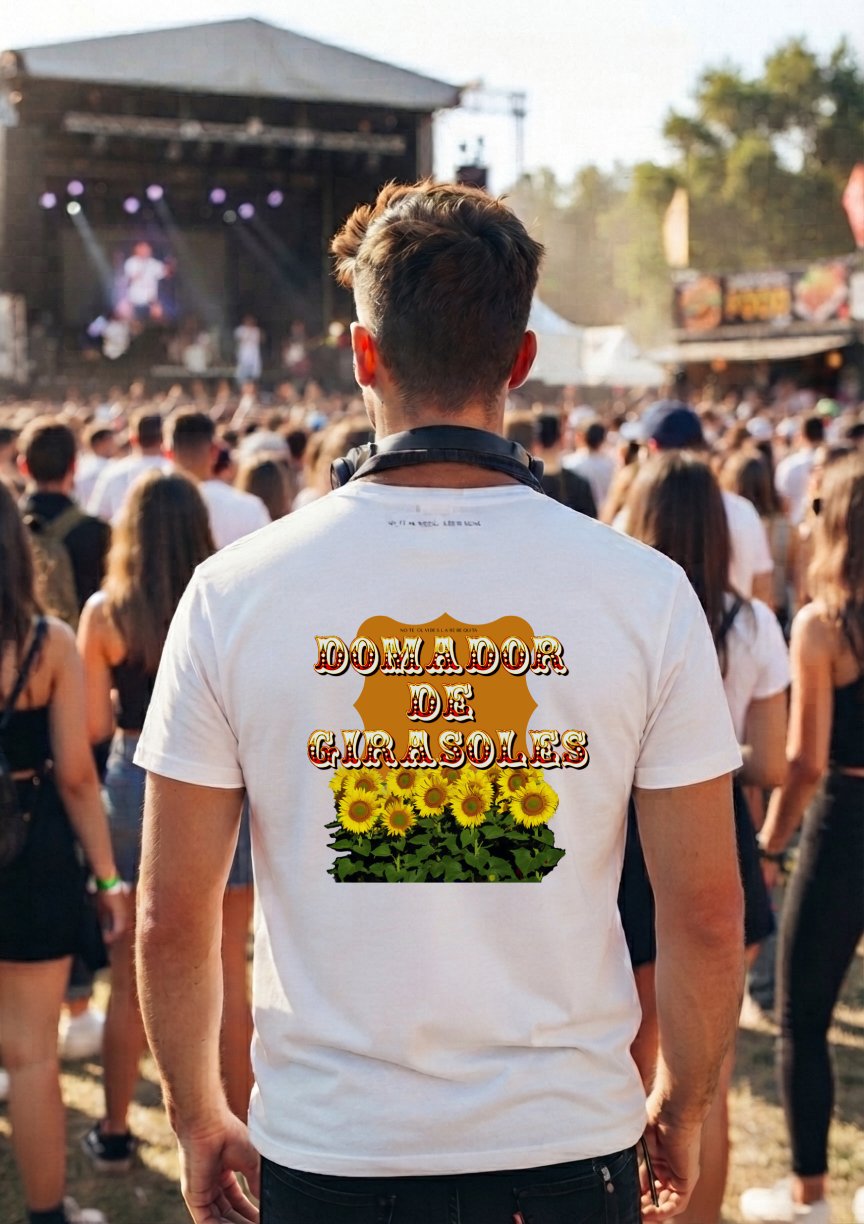 Domador de Girasoles — Camiseta Blanca