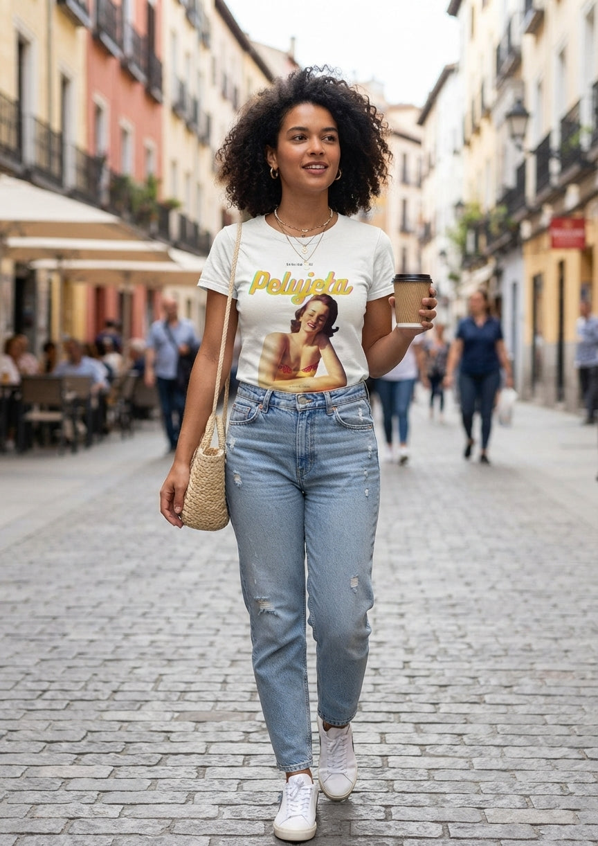 Pelujeta — Camiseta Blanca